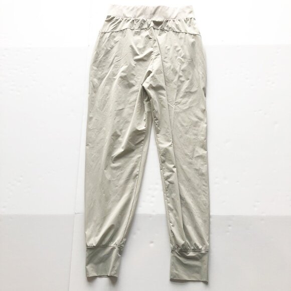 NIKE Bliss Lux Training Pants Beige Joggers Womens Small - Picture 4 of 10